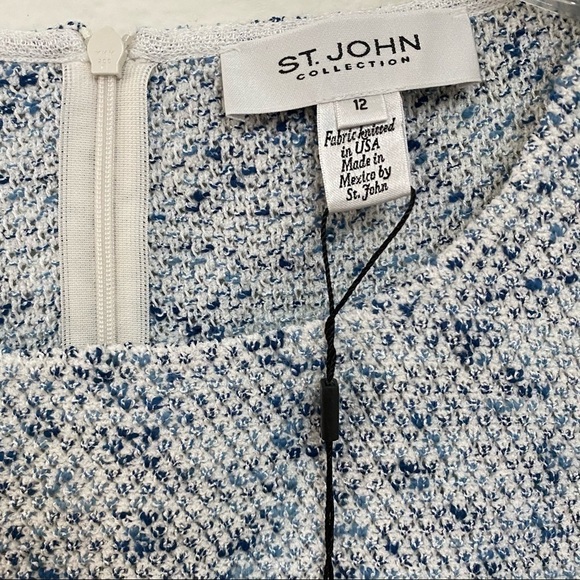 St. John Collection Nimes Tweed Sleeveless Sheath - Picture 11 of 11